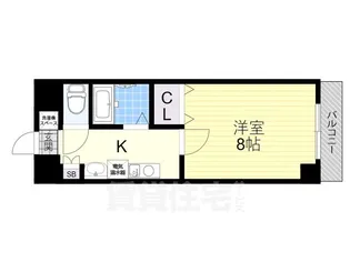 RoomsOoji【3階】の間取り