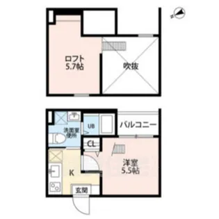 リヴェール鶴里【2階】の間取り