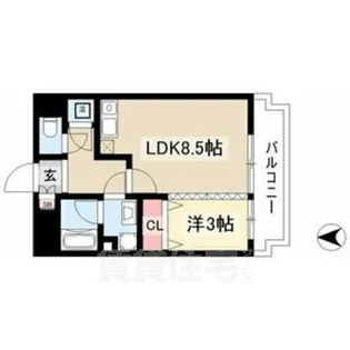 エポラール白壁【3階】の間取り