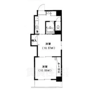 プレステージ名古屋【8階】の間取り