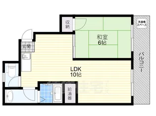 関目岡村マンション【3階】の間取り