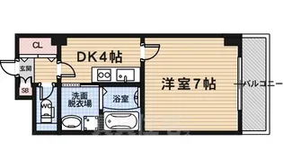 ヴァンヴェルデ西京極【6階】の間取り