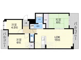 ドムス門戸【1階】の間取り