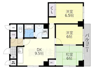 カーサ瀬田【4階】の間取り