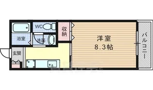 リヨンドール桂【1階】の間取り