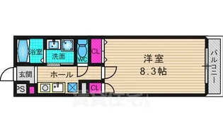 サンクスパレ桂2【1階】の間取り
