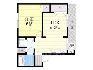 グランコートビワコ【3階】の間取り