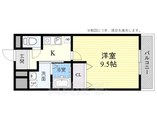 プライムコート南松原【3階】の間取り