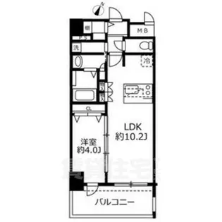 アドバンス名古屋モクシー【15階】の間取り