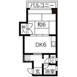 第3記念橋ビルヂング【7階】の間取り