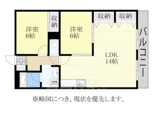 メゾン島田【6階】の間取り