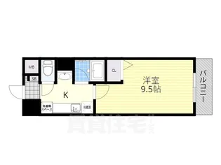 メゾンクレール3【5階】の間取り