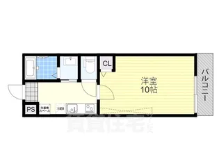 アークリード大津北【1階】の間取り