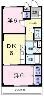 バージンブリッジ【3階】の間取り