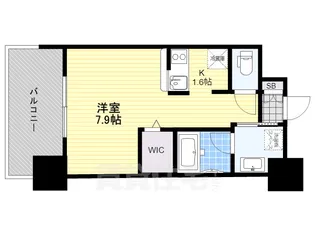 1Kの間取り画像