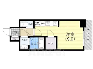 アプリーレ元町ウエスト【12階】の間取り