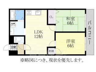 ジュネス青山【205号室】の間取り