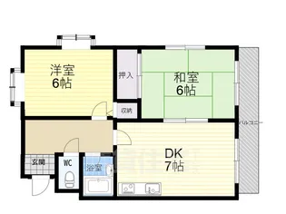 シャトーファイブ大箇【3階】の間取り