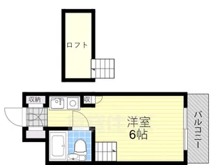 1Rの間取り画像