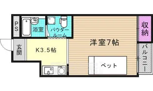 ハイツ高樋【2階】の間取り