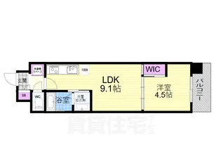 スワンズ京都東寺ガーデン【3階】の間取り
