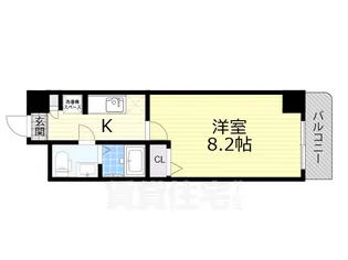 アーデン新大阪【6階】の間取り