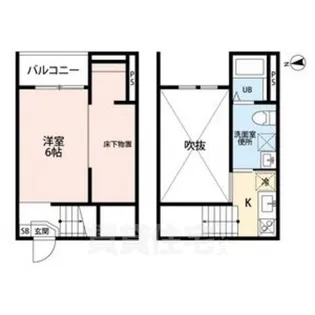 サンエイブリッジスリー【2階】の間取り