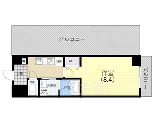 ビエラコート須磨【5階】の間取り