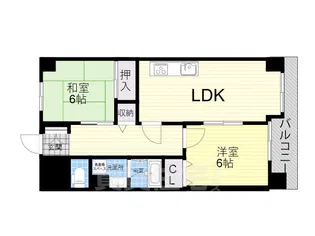 リヴィンコンフォート【3階】の間取り