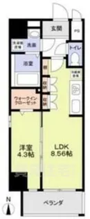 クレストタワー栄【14階】の間取り