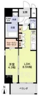 クレストタワー栄【10階】の間取り