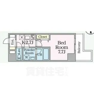 E-city大須【12階】の間取り