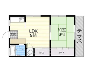 大阪府堺市東区白鷺町1丁【マンション】の間取り