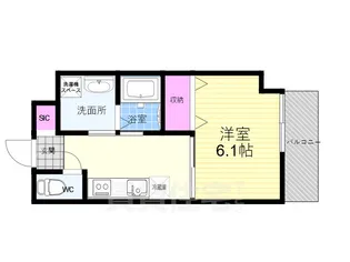 二条城ARCUS【303号室】の間取り