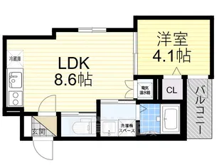 Primavera千船【1階】の間取り