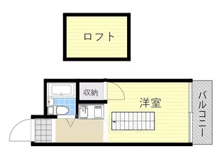 三国パラシオン【701号室】の間取り