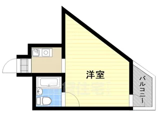 大阪府大阪市都島区東野田町4丁目【マンション】の間取り