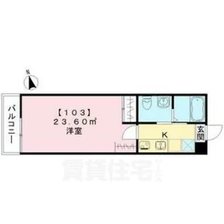 Kamo River清水五条【1階】の間取り