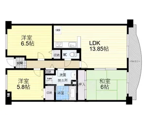 プリマヴェーラ【3階】の間取り