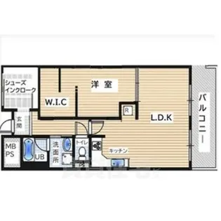 ユーレジデンス武庫川【5階】の間取り