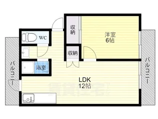 国分旭ヶ丘住宅1号棟【3階】の間取り