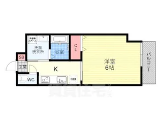 二条城ARCUS【3階】の間取り