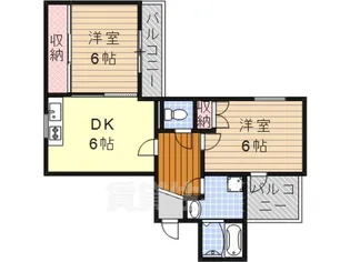 EXE金山【8階】の間取り