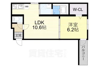 フジパレス服部天神Ⅱ番館【2階】の間取り