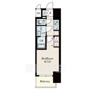 S-RESIDENCE茶屋ヶ坂【13階】の間取り