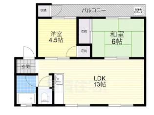 幸栄マンション【3階】の間取り