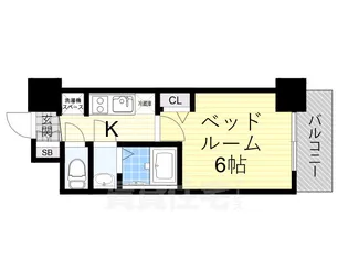 アドバンス大阪フルーヴ【10階】の間取り