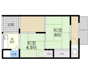 平塚文化【2階】の間取り