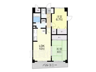 大阪府堺市堺区鉄砲町【マンション】の間取り