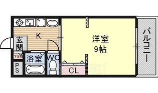 レジデンスプアクラ【3階】の間取り